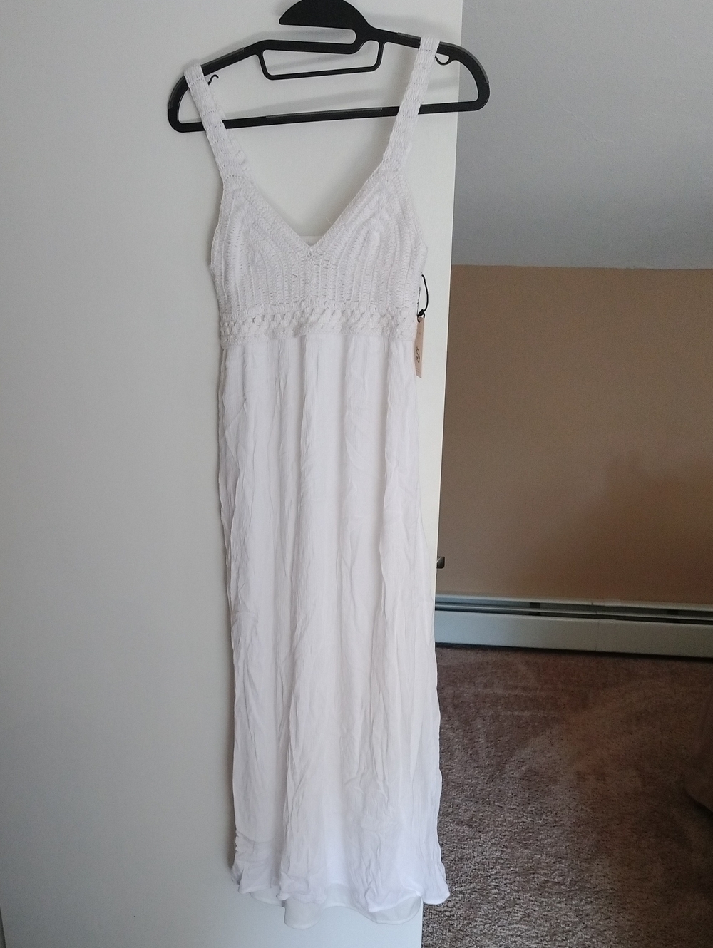 Sincerely Jules Cream Crochet Bodice Maxi
